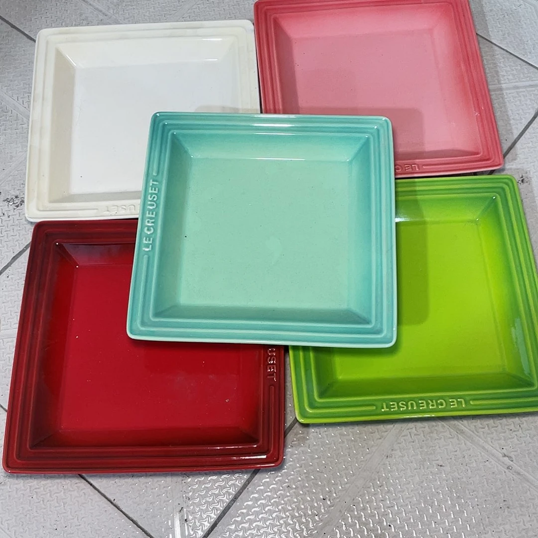 陶微瑕陶瓷餐具家用 两个薄款