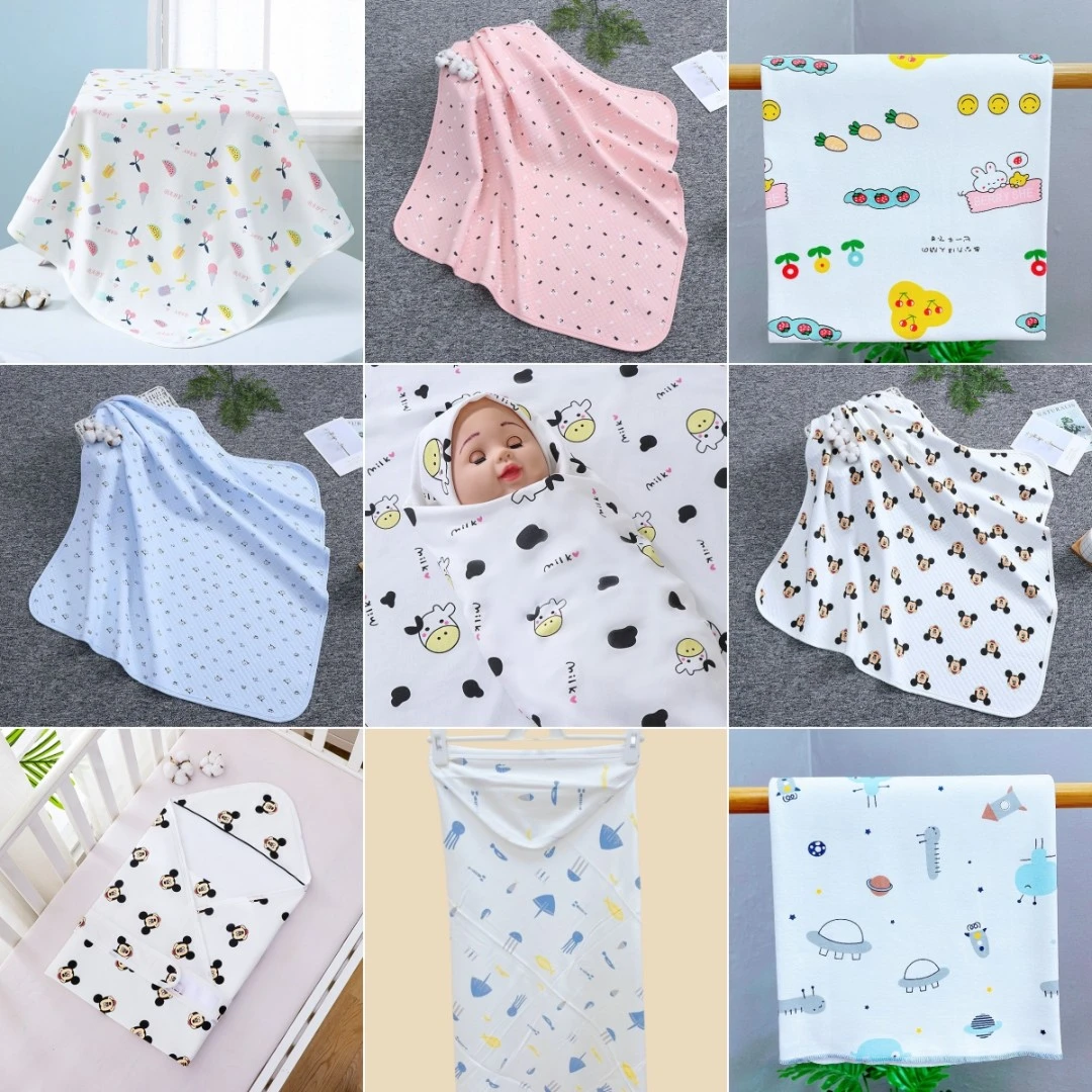清库存【100%纯棉包巾抱被】婴儿贴身包单包被产房防惊跳柔软包巾