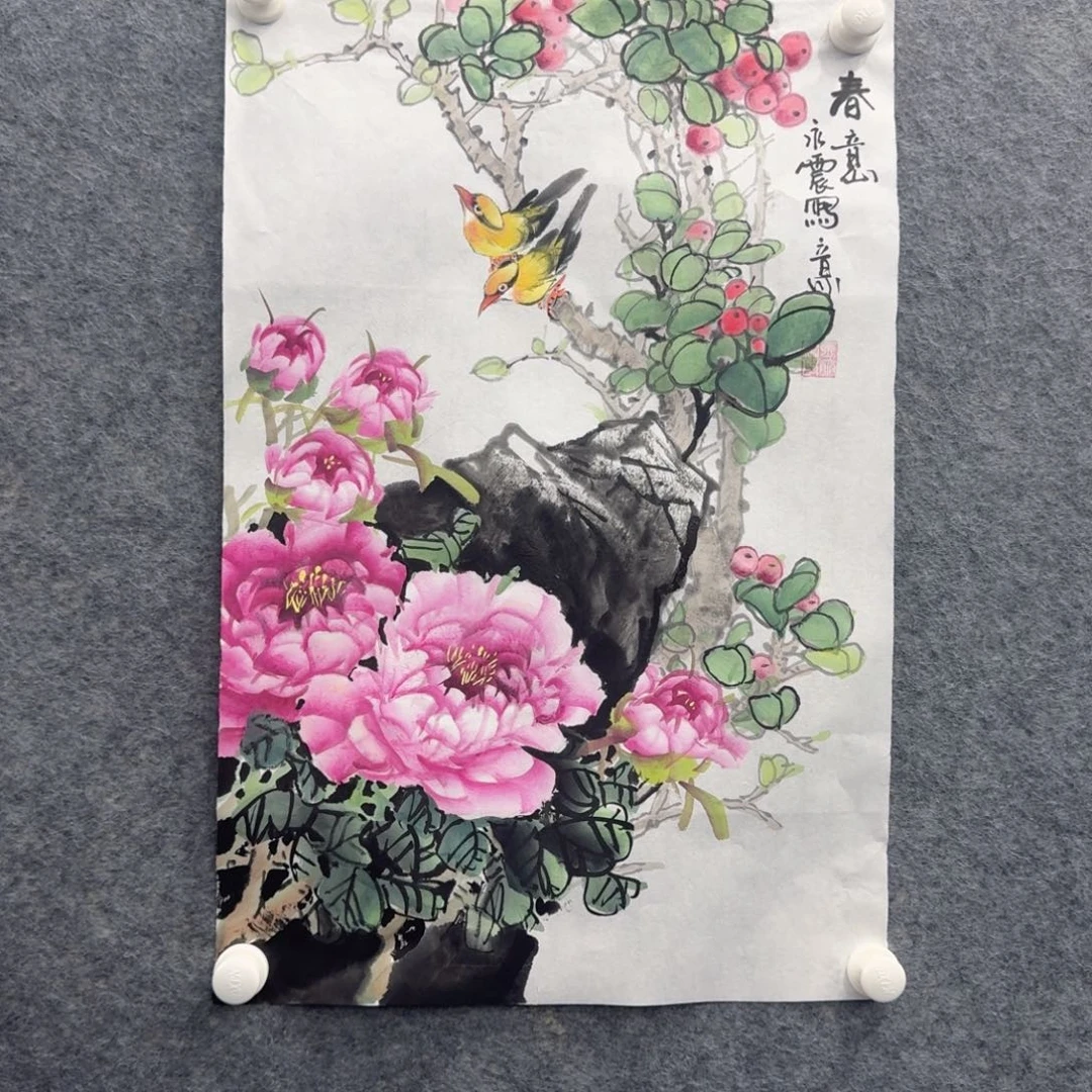 国画国画作品手绘