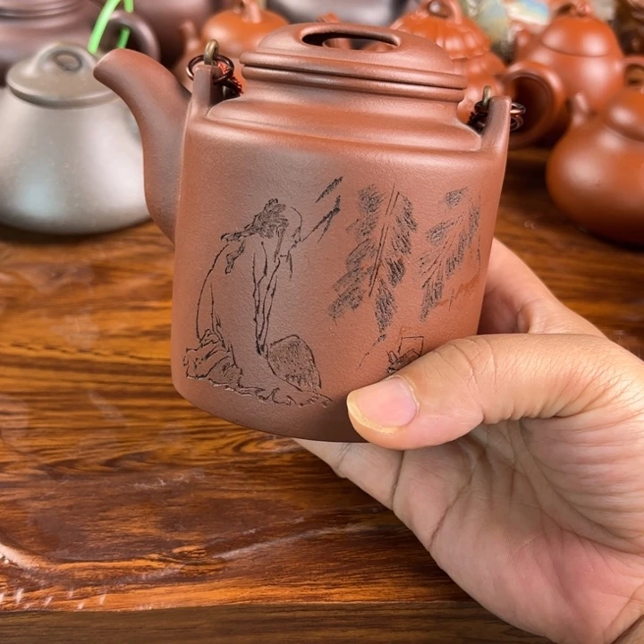 茶壶紫砂紫沙6666