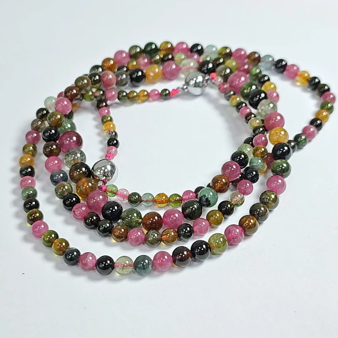 【书记甄选】天然碧玺塔链 多样性发一件 约3-8mm 6793GD