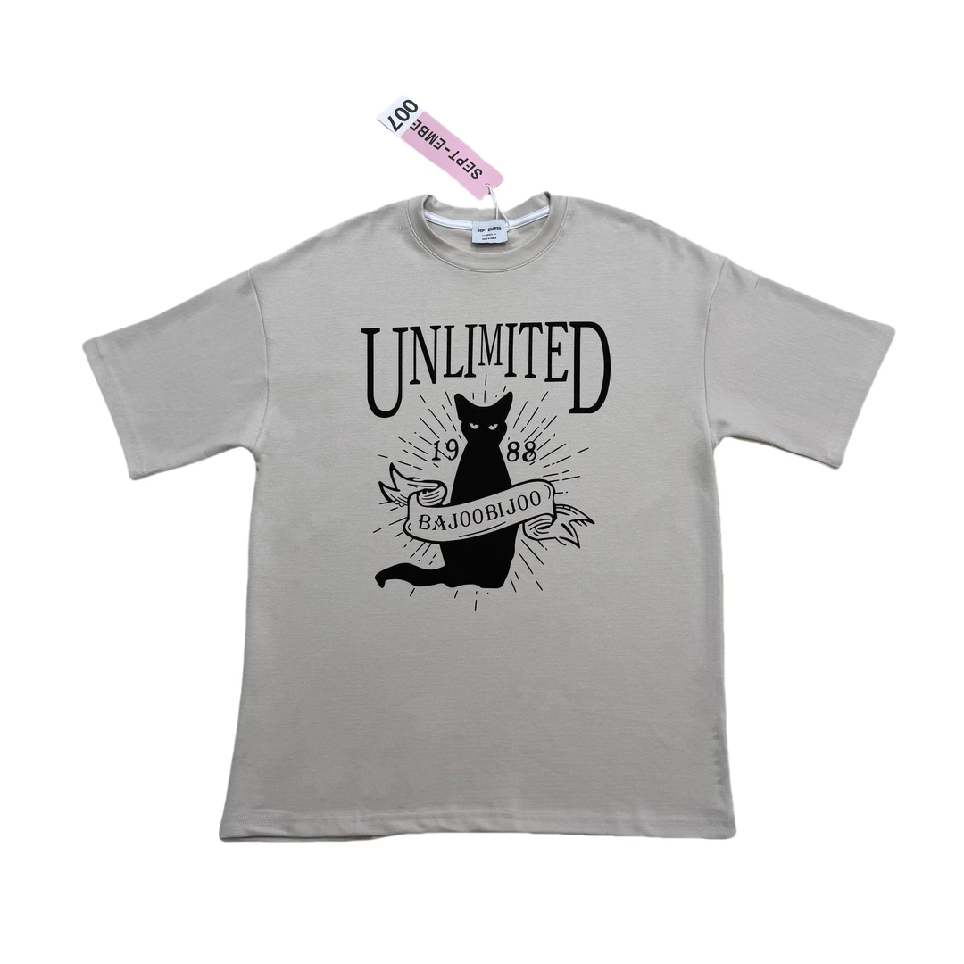 007-印花宽松T恤（280-320g）