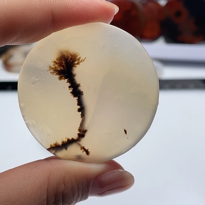 玛瑙/玉髓吊坠(不含链)未镶嵌觉*子