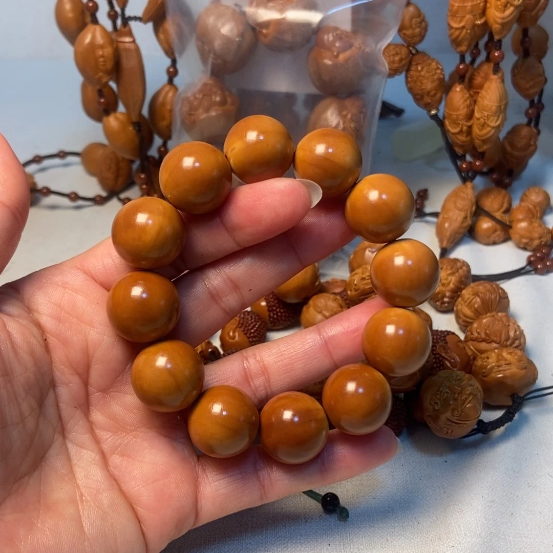 橄榄核手串/手链云*大光珠