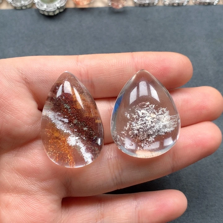 水晶颈饰未镶嵌白***。水晶