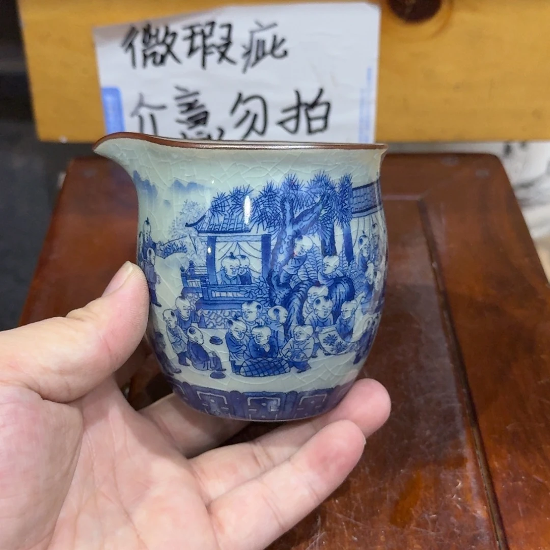 微瑕疵介意勿拍陶瓷器皿X578