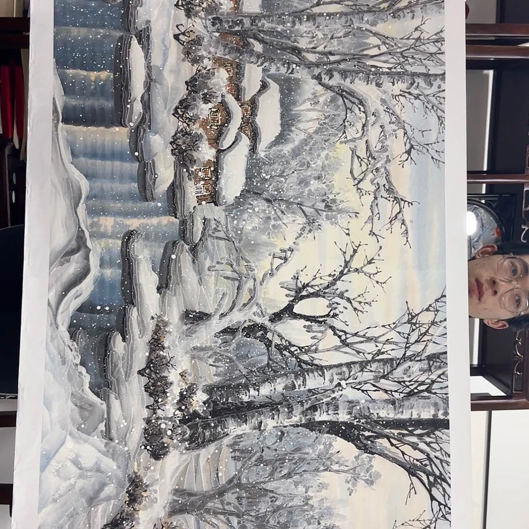 国画艺术家的作品