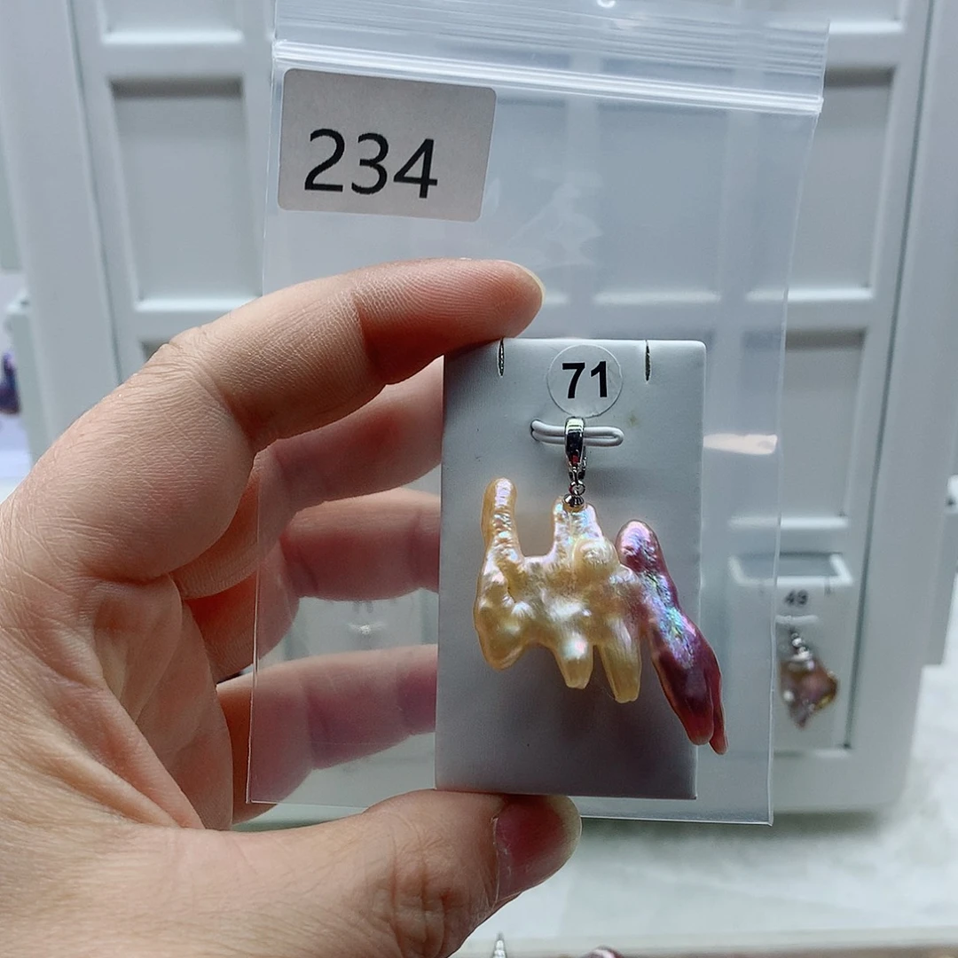 吊坠(不含链)合金淡水珍珠