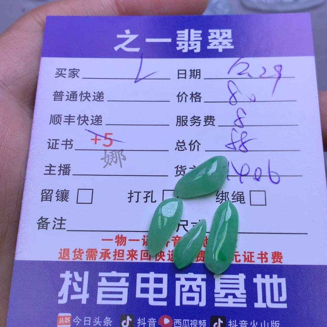 颈饰未镶嵌翡翠L****?