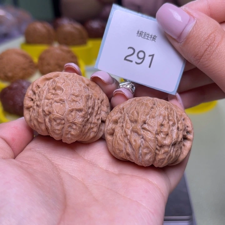 文玩核桃把件南瓜墩40.291