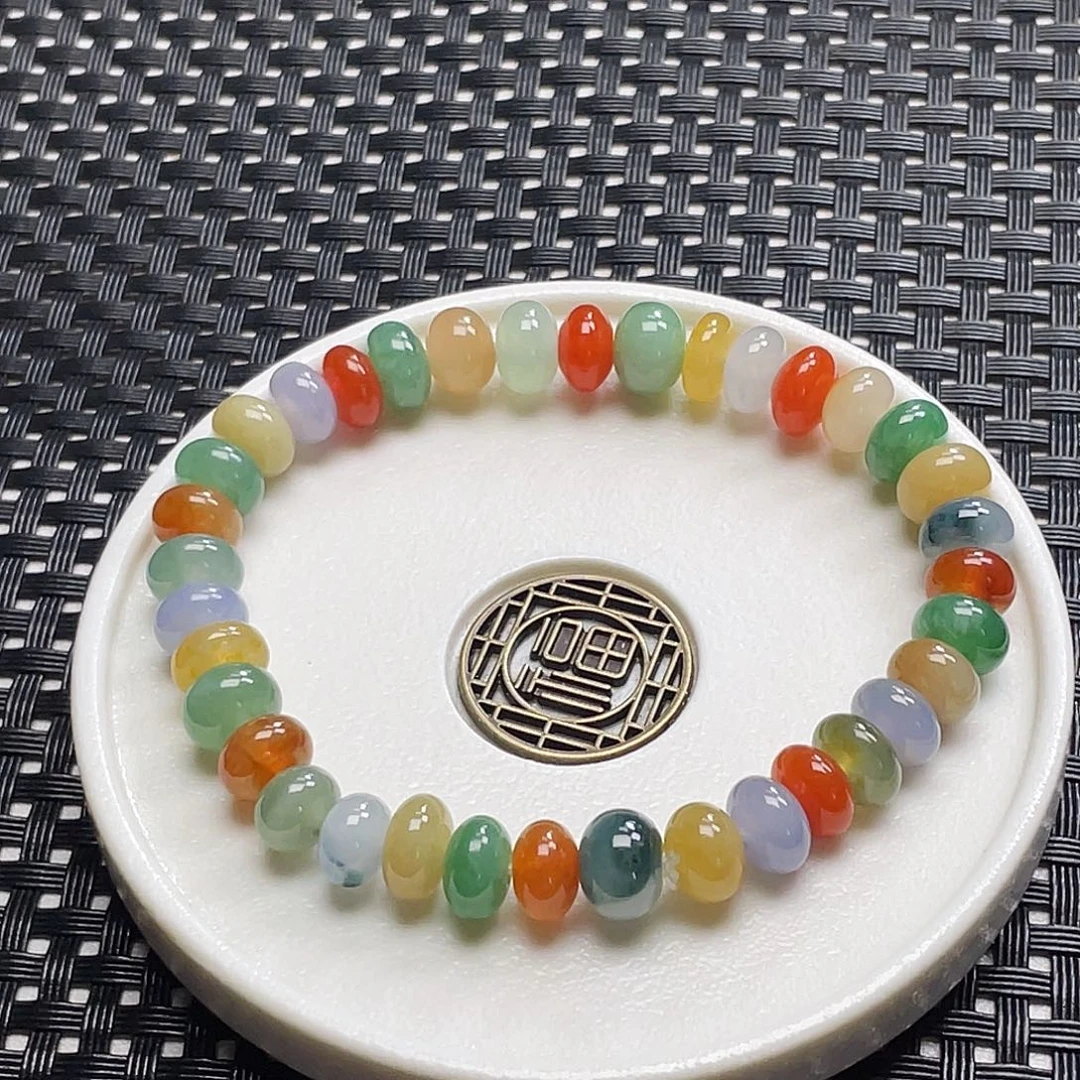 翡翠手链未镶嵌卡8