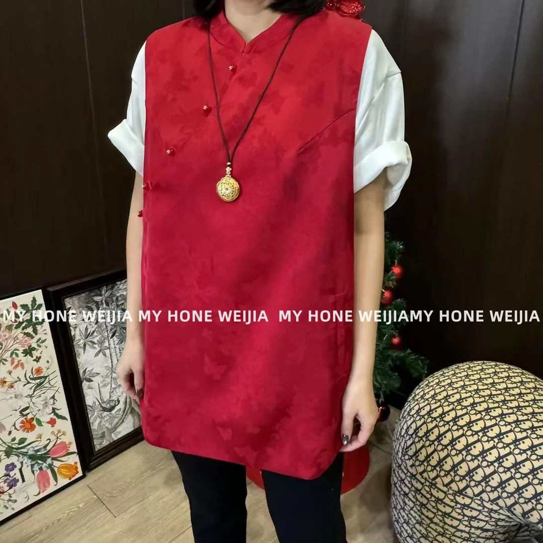 【WJ】秋冬款 玲 0109 新年战袍俩色马甲 （2-6）