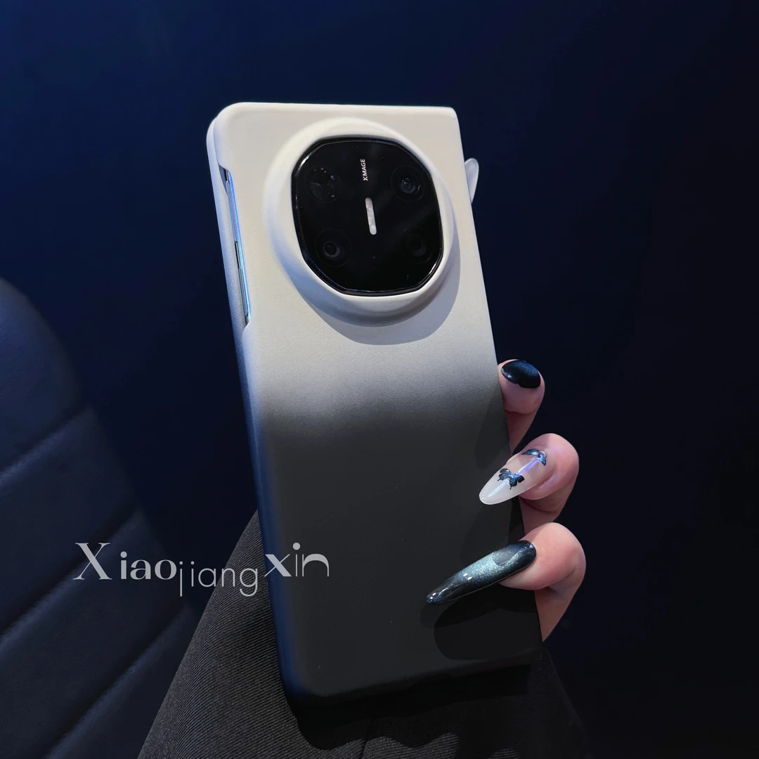 适用华为MateX6纯色肤感硬壳折叠X5荣耀V3手机壳X3超薄vivoxflod5