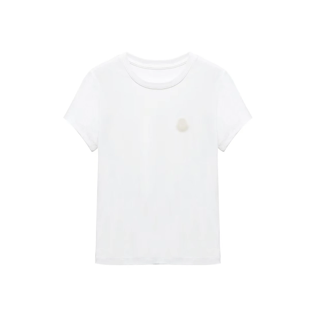 短袖常规款常规休闲风速干T恤运动圆领夏装白色0005