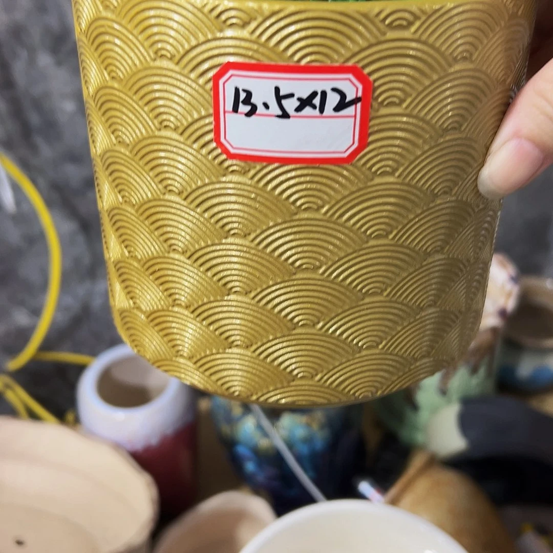 外贸尾单陶瓷花盆凑单10米包邮