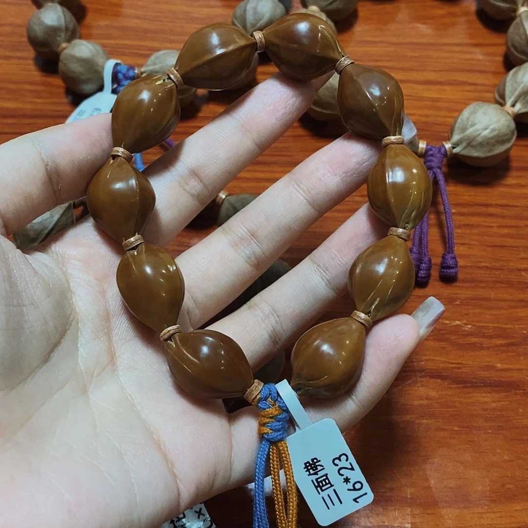 手串橄榄核正***生原生态正宗梅林铁核