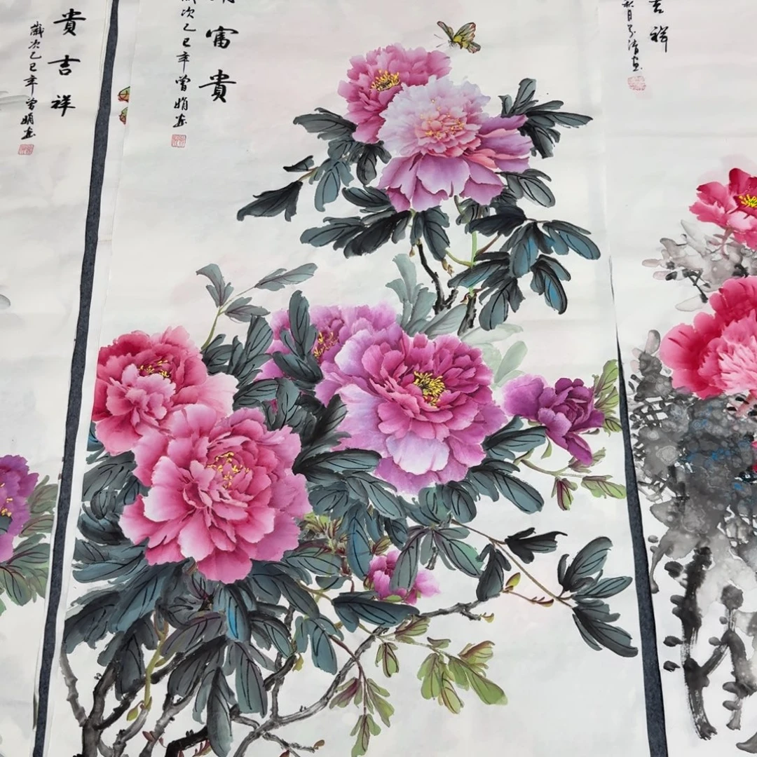 女***王国画四尺尺寸70X140纯手绘作品