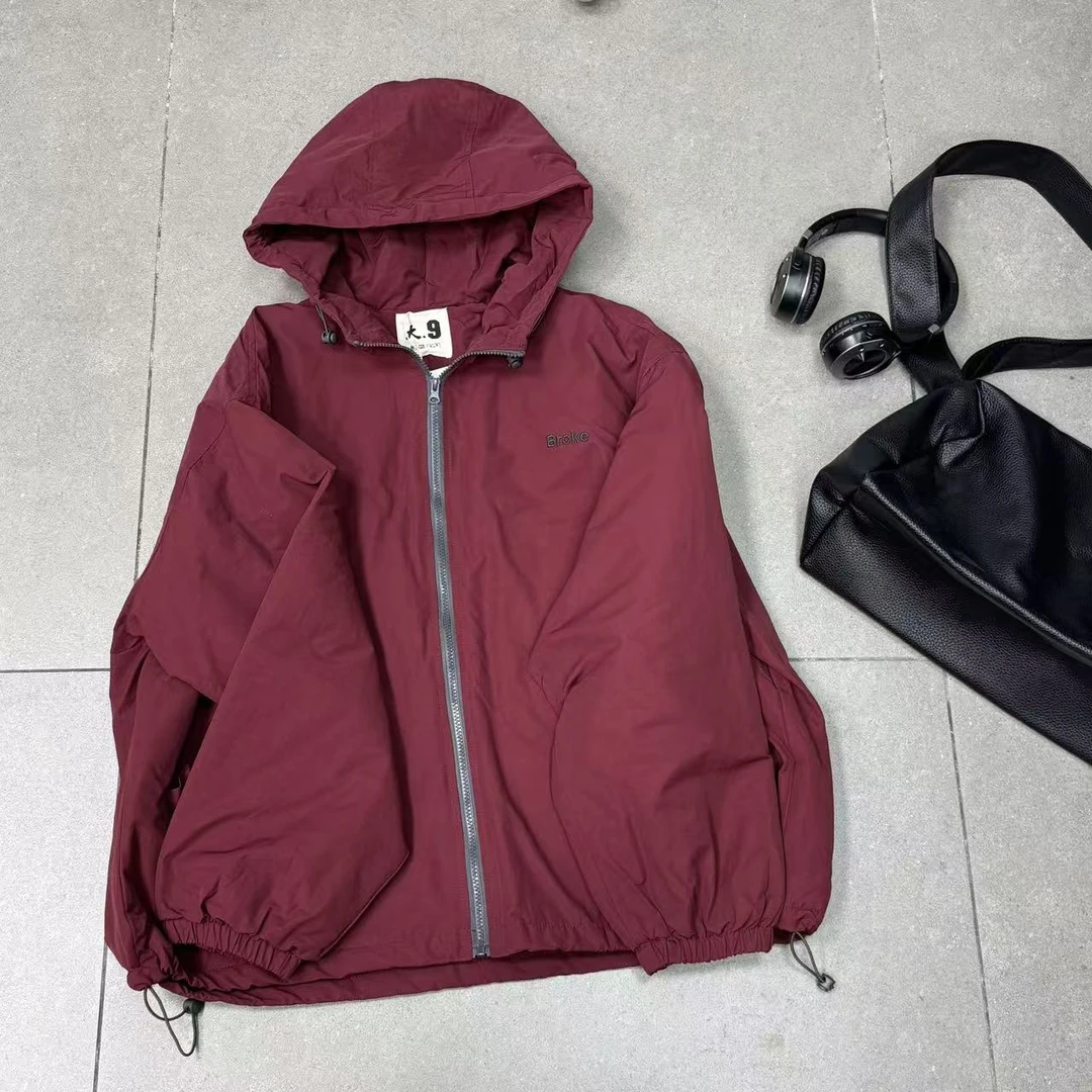 【小惜亦】秋冬款时尚百搭宽松加棉连帽冲锋衣50020