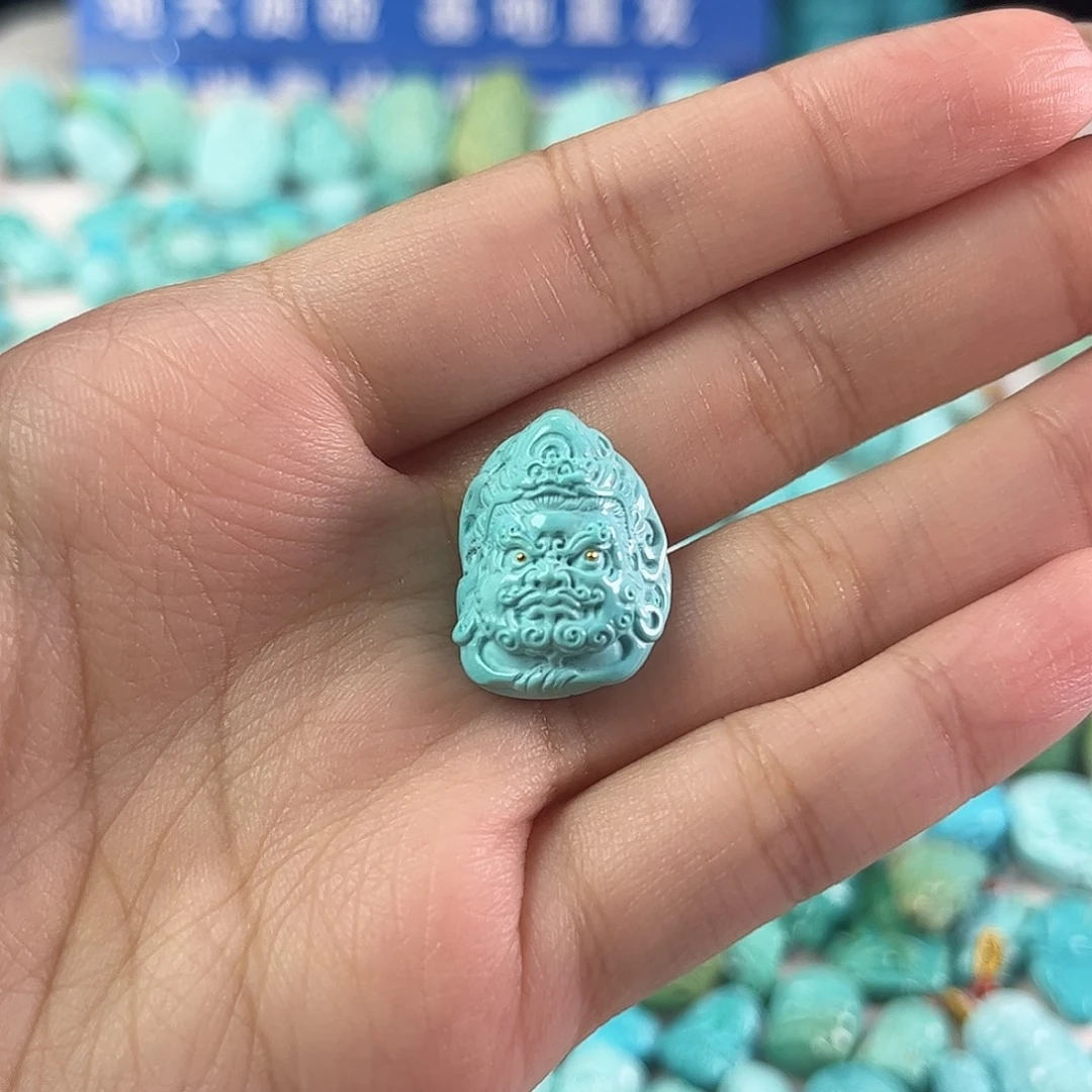 绿松石未镶嵌吊坠(不含链)