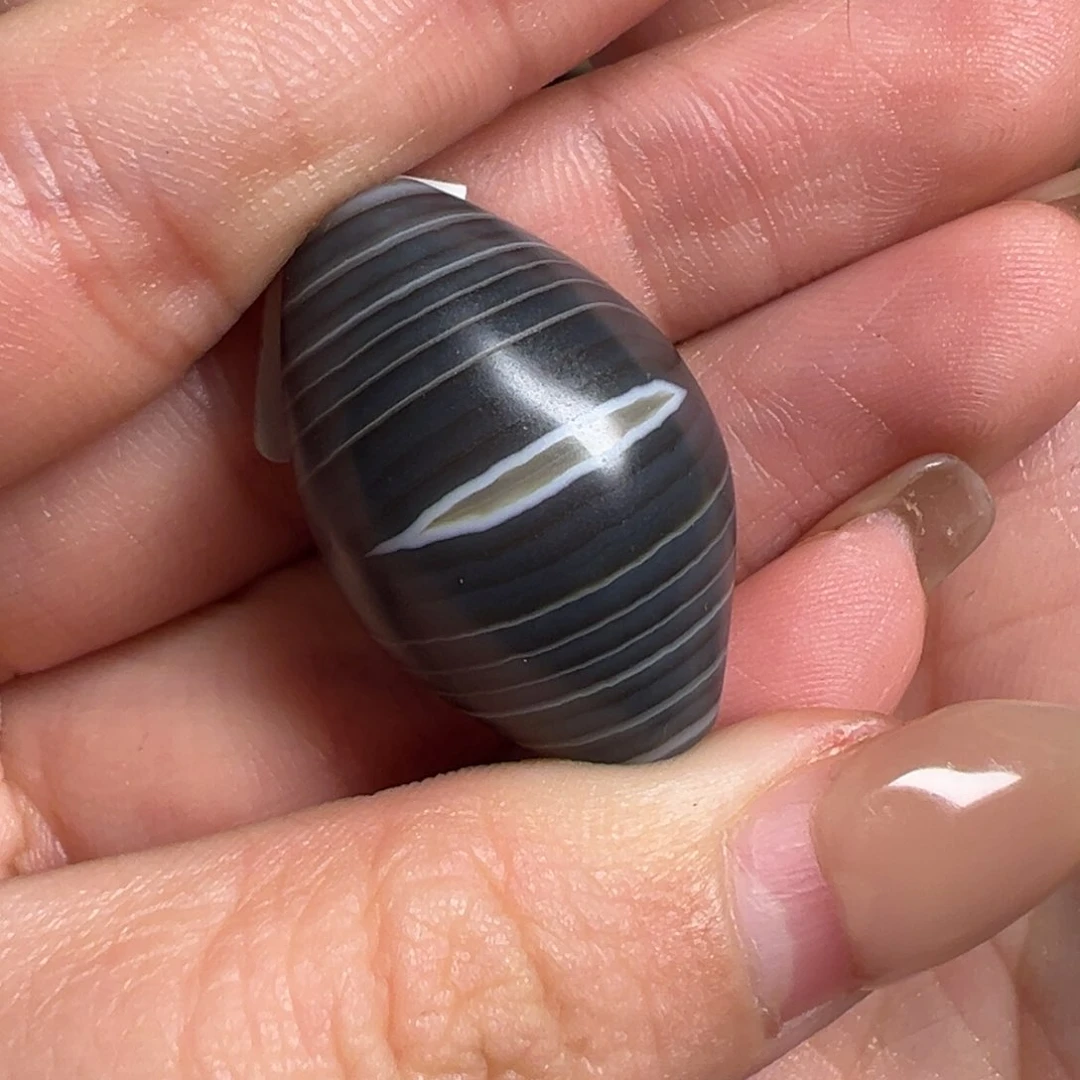 玛瑙/玉髓单珠未镶嵌弘*星