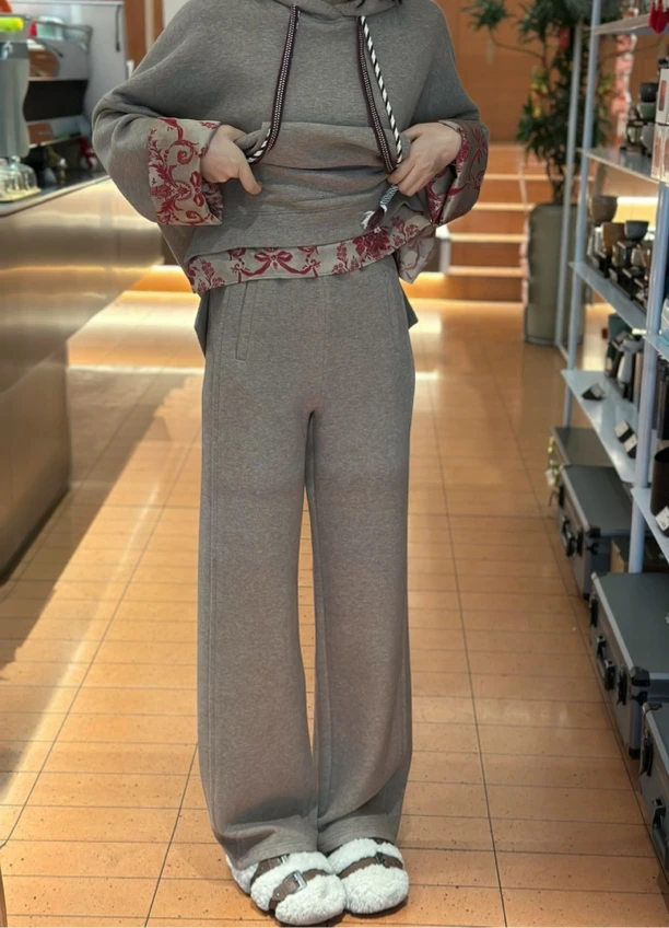 乔其2025蛇年限定 20ps260711 拼接直筒裤