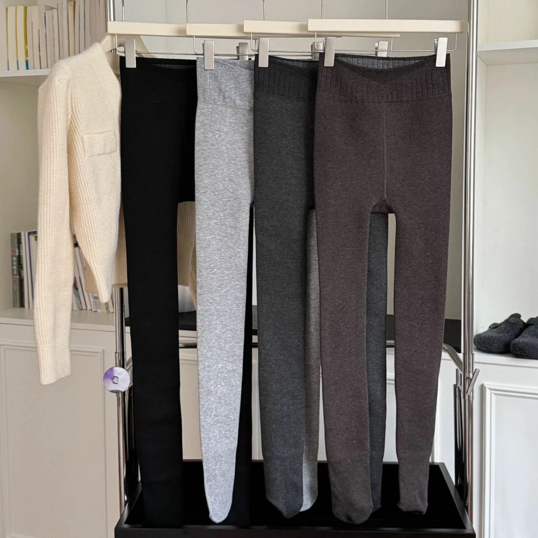 加厚保暖打底裤加绒棉裤冬款高品质羊脂袜