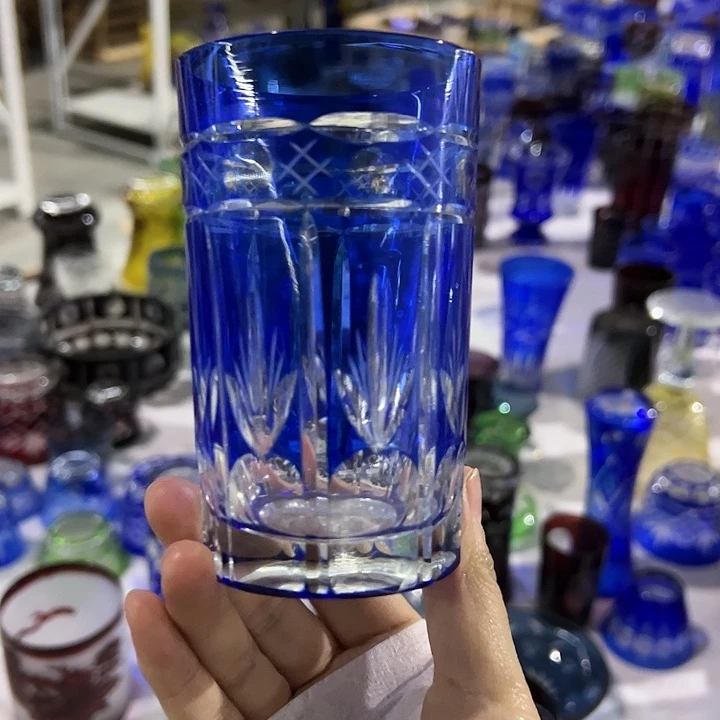 手柄款水晶玻璃微瑕一个