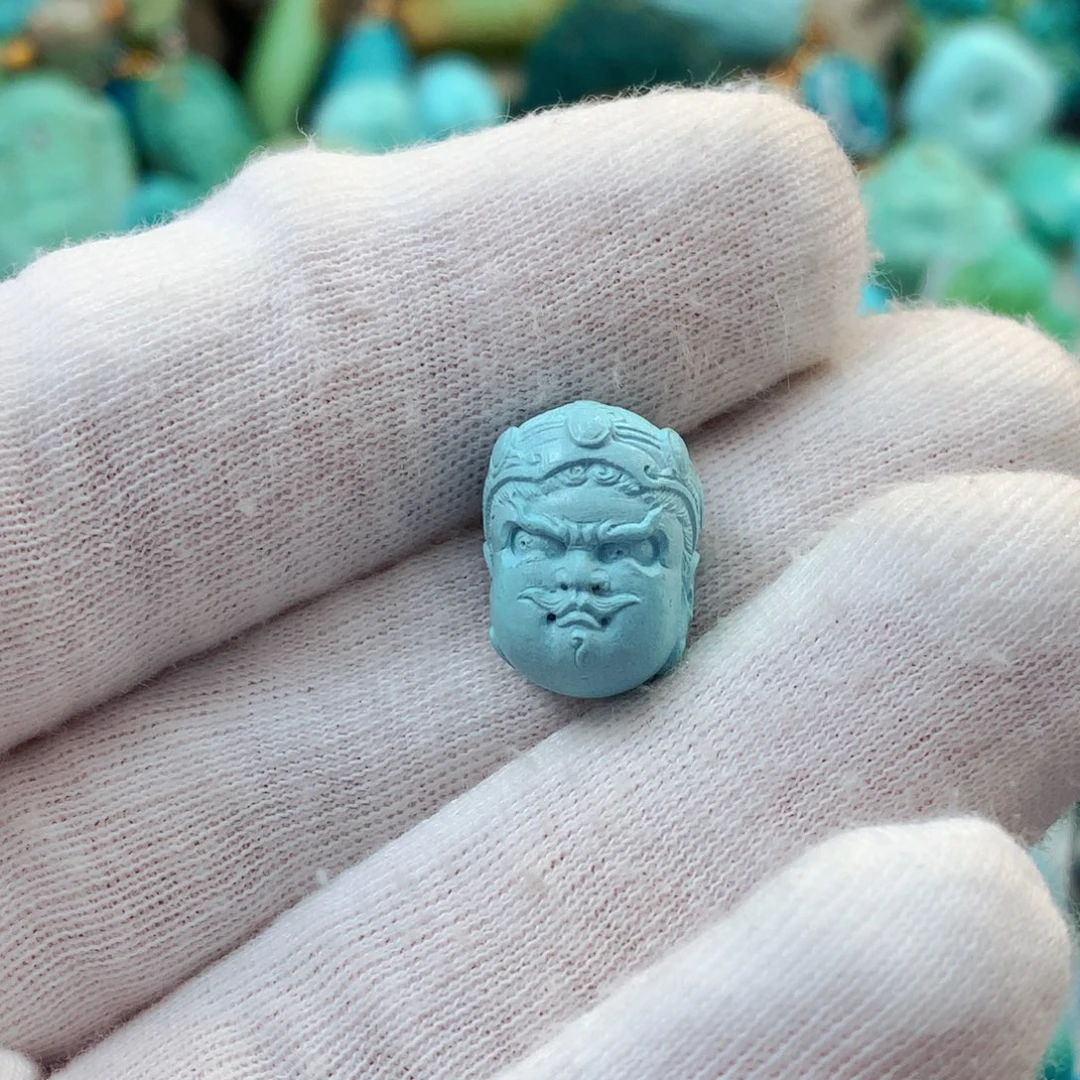 未镶嵌绿松石珠宝半成品
