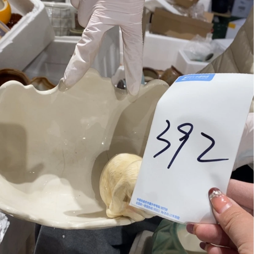 【闪购商品】摆件刘*阳釉裂陶瓷摆件瑕疵特卖