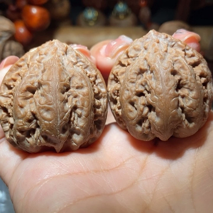 把件文玩核桃东北楸子小雪81