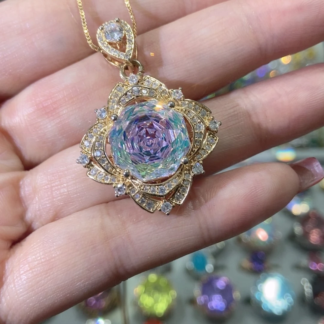 66锆石（处理）吊坠