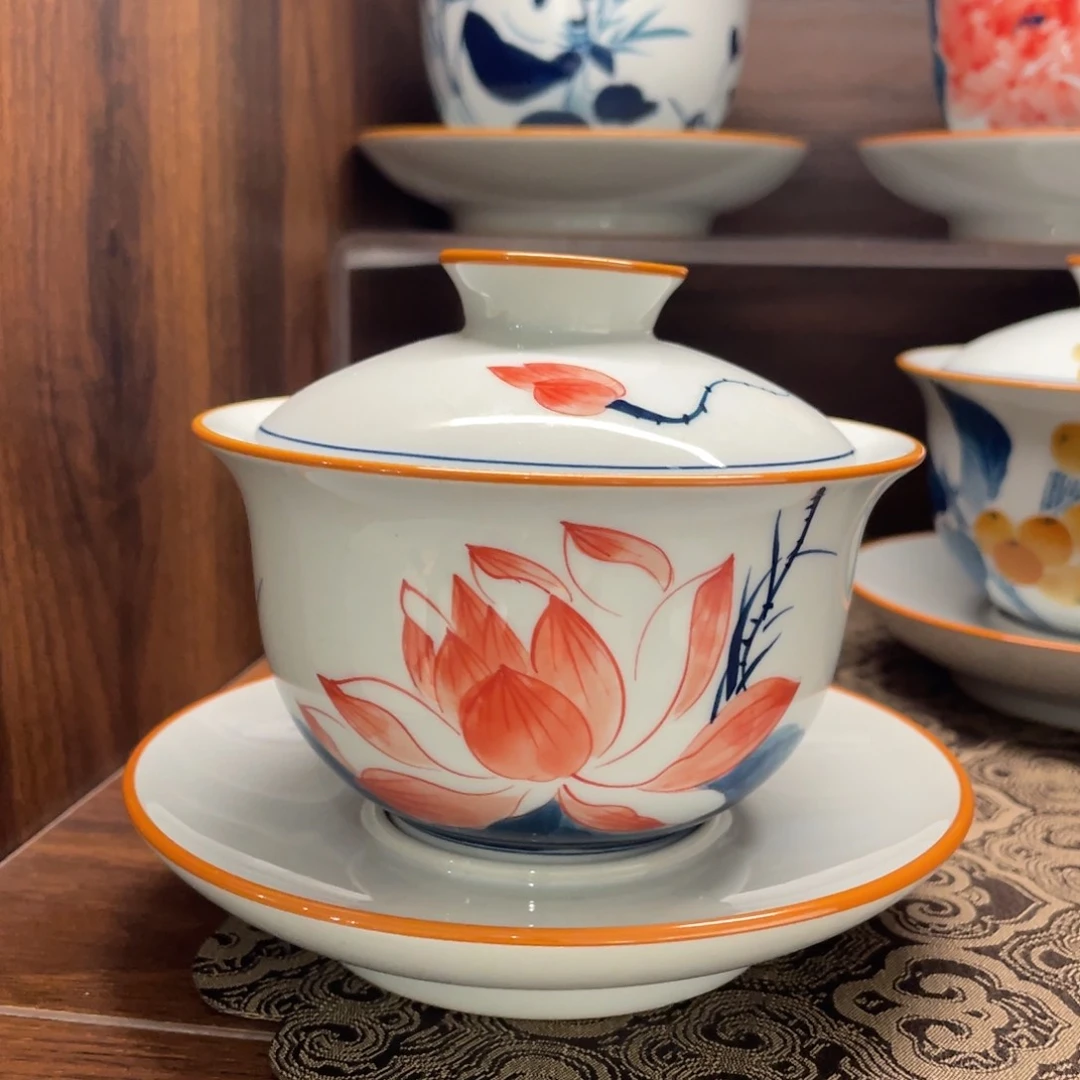 梦墨堂釉下彩纯手绘