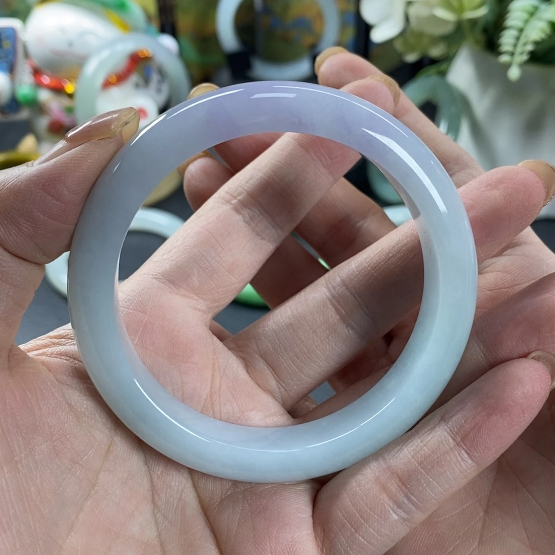 未****翡翠未镶嵌手镯天然翡翠手镯