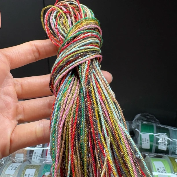 新款加金手戳棉线diy藏风体验装20色编绳材料包