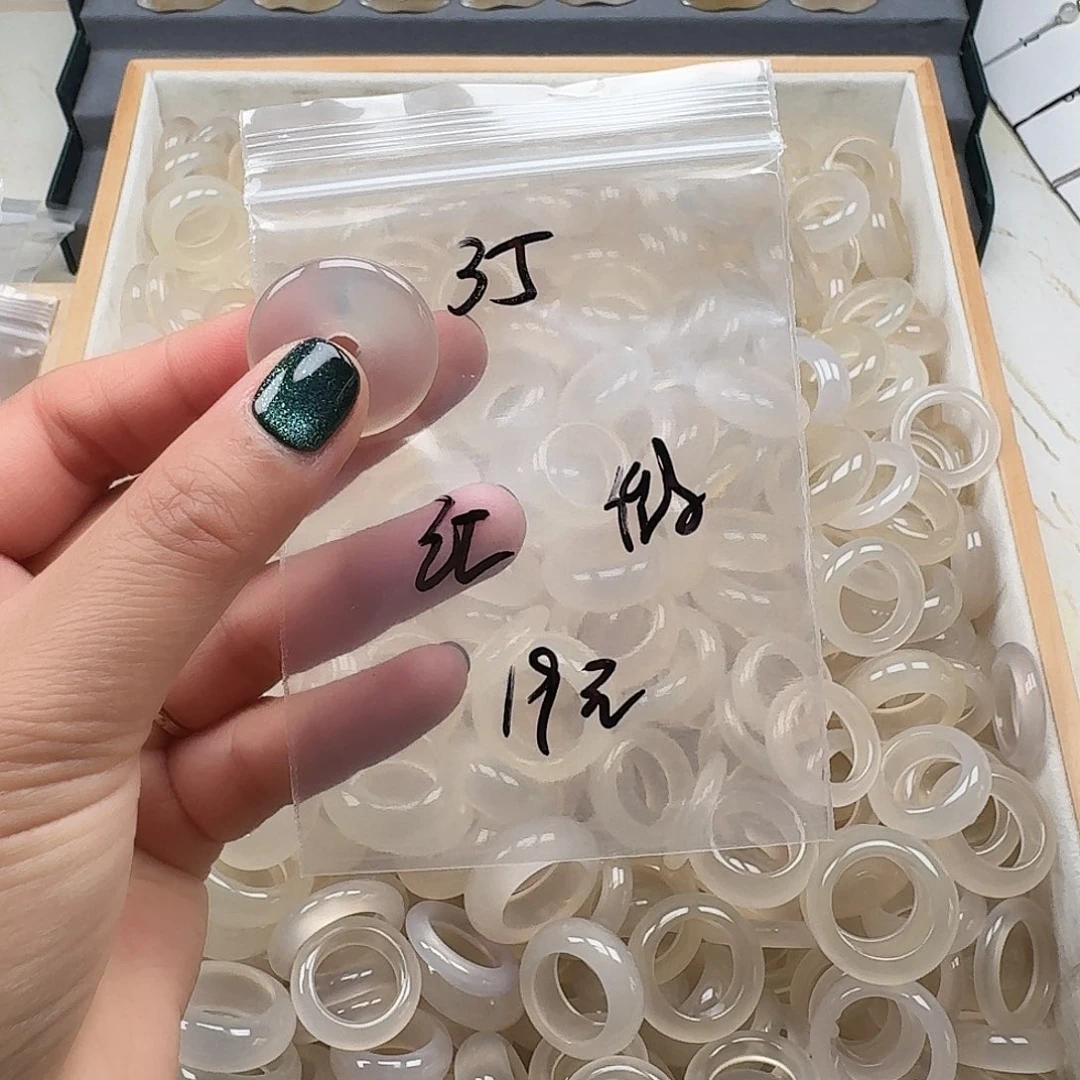 玛瑙/玉髓戒指合金