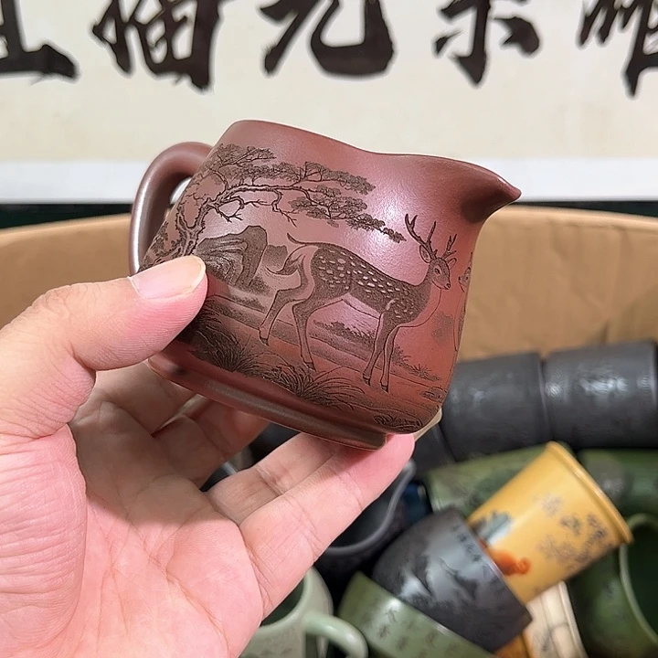 茶杯紫砂全手工紫砂主人杯