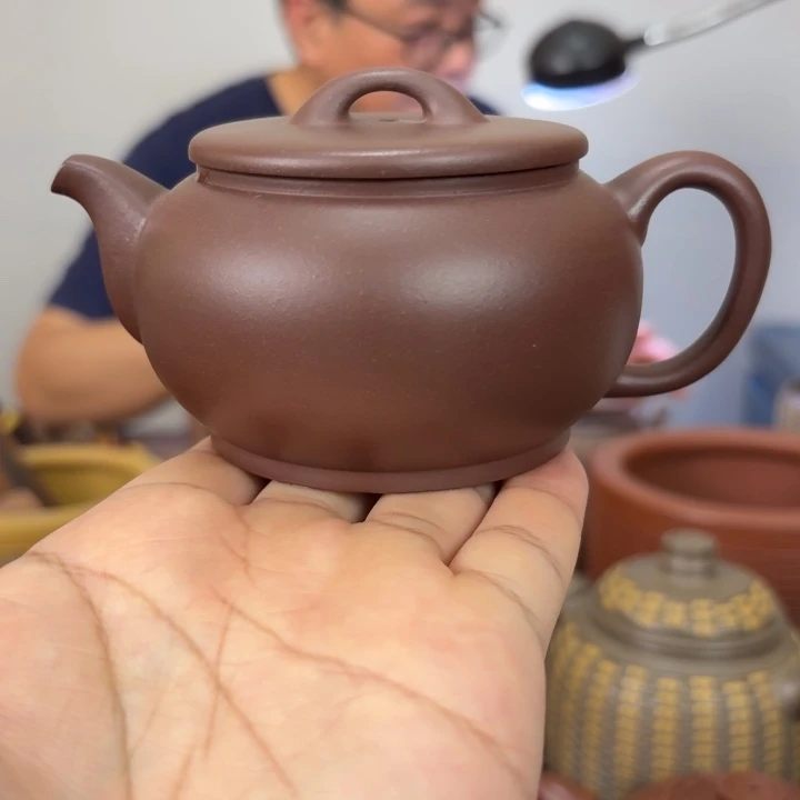 小***彬茶壶紫砂古韵汉瓦