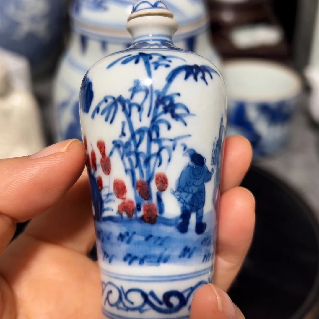 哈***士瓷片青花瓷器青花瓷器