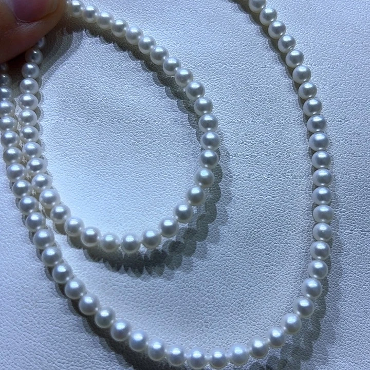 颈饰银S925镶嵌淡水珍珠