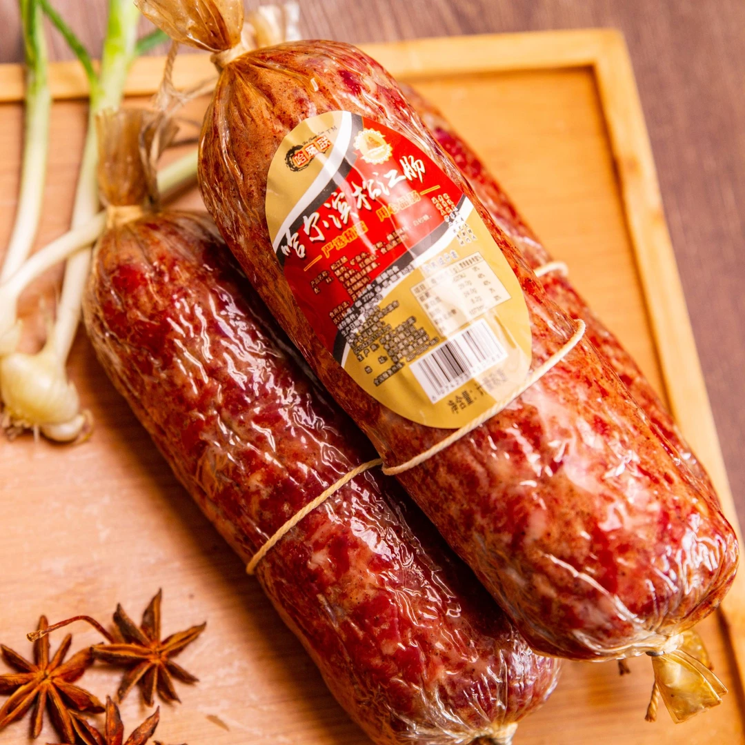 哈老汇正宗哈尔滨松江火腿精肉制作350g*2