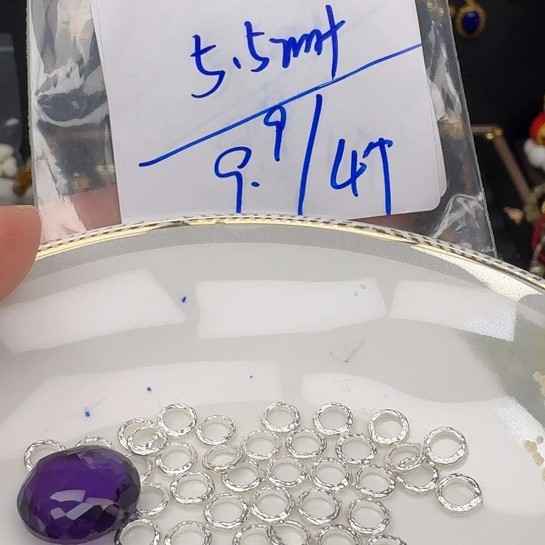 紫晶颈饰银S925镶嵌紫水晶925镶嵌98