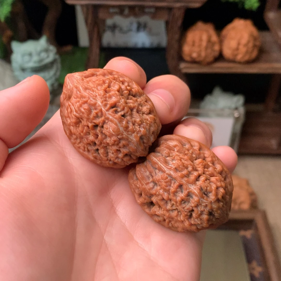 把件文玩核桃37尺寸大蒜头