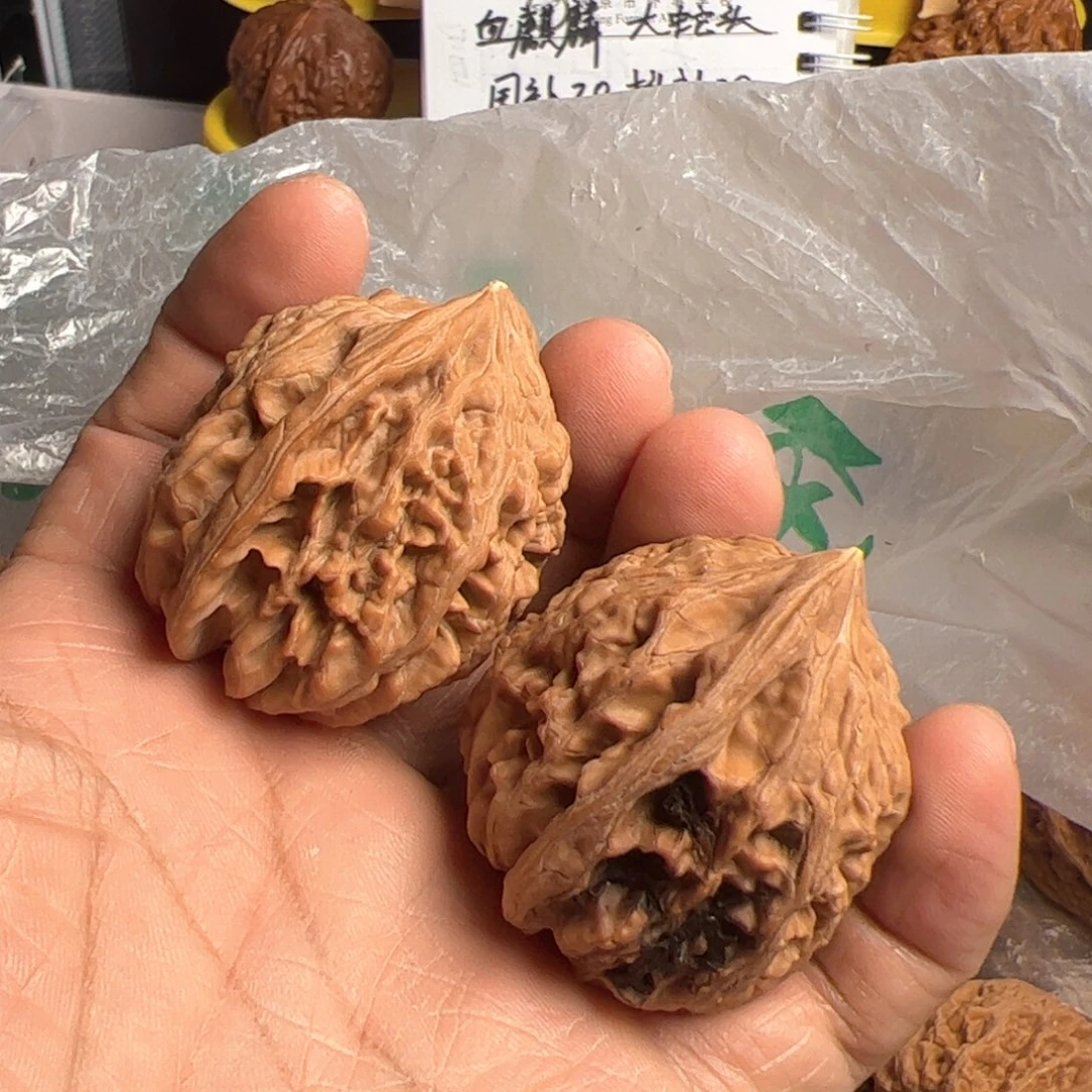文玩核桃吊坠黄金钻头42