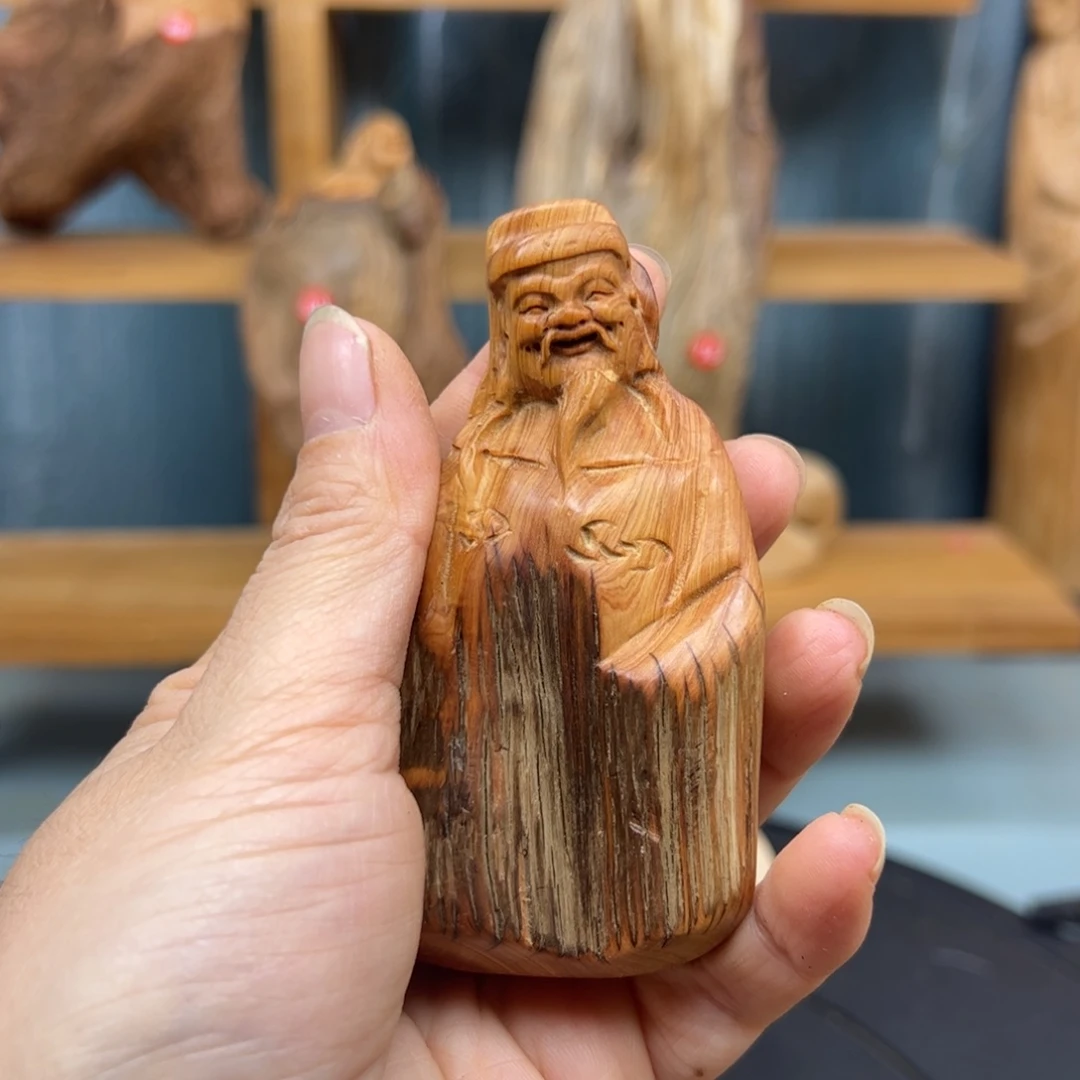 柏木崖柏木摆件手把件