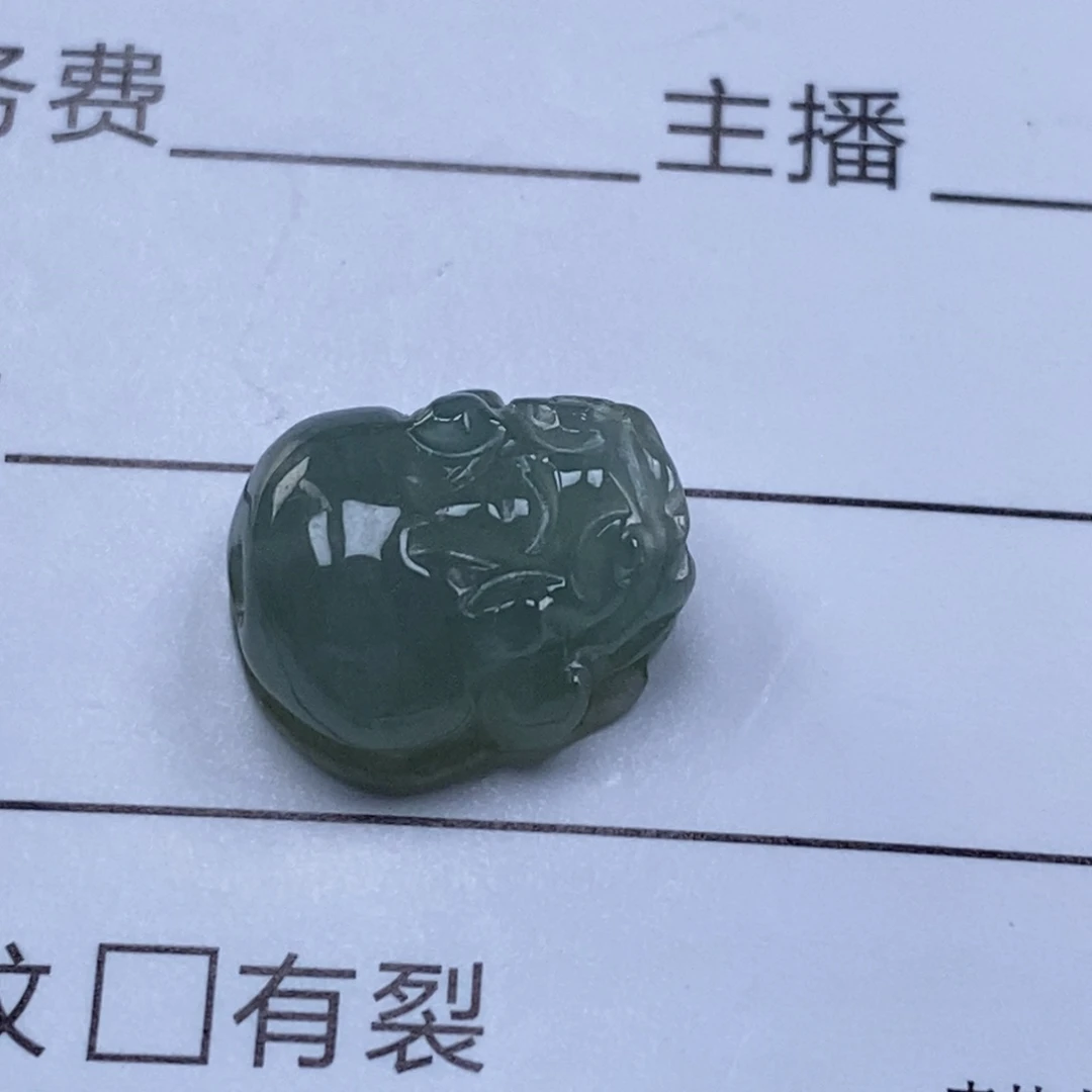 颈饰未镶嵌翡翠未来小如意貔貅
