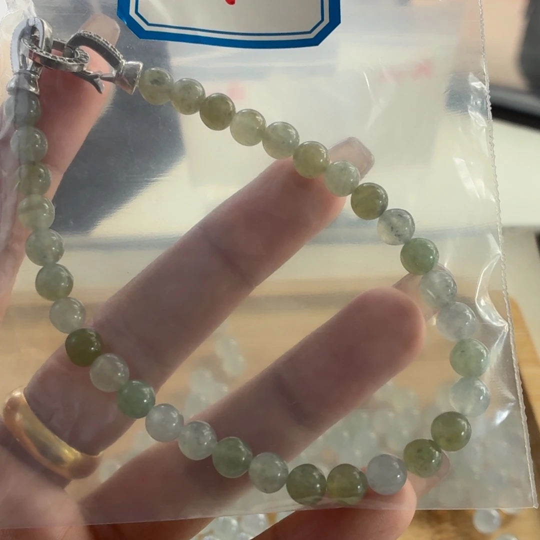 定制翡翠未镶嵌翡翠珠链