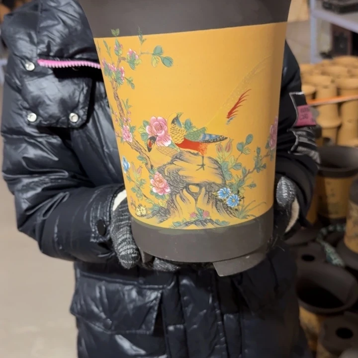 紫砂花盆 包邮包破损