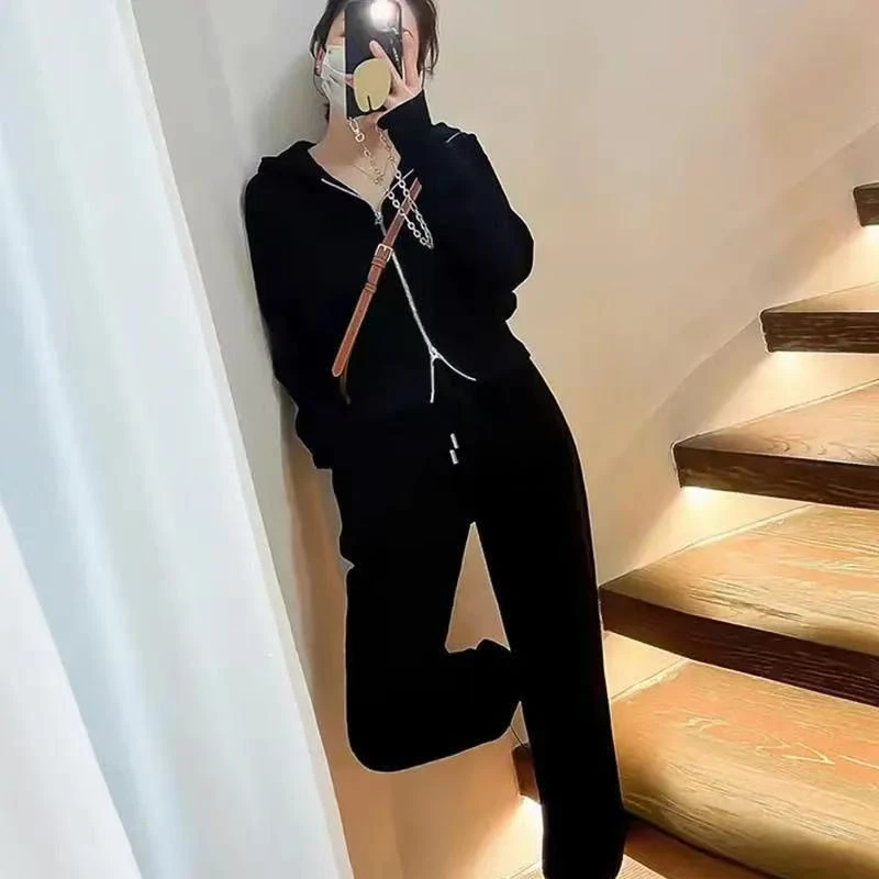 K1.413金木连帽卫衣套装女运动春秋新款