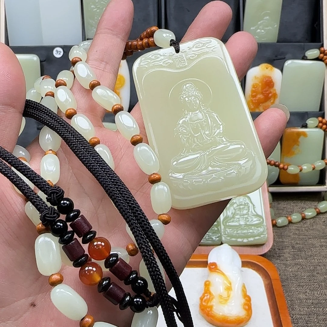 悟***。一物一拍双面观音吊坠
