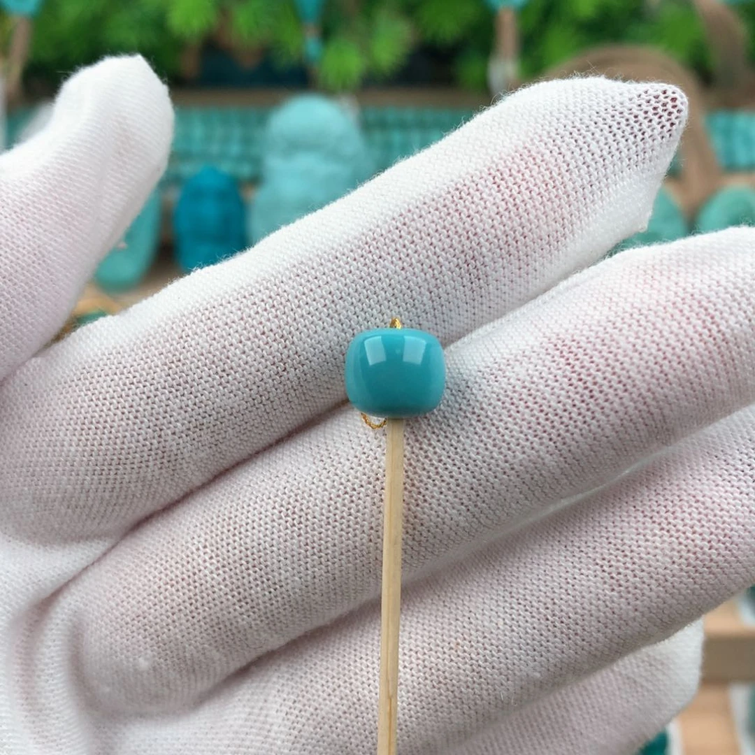 绿松石配饰未镶嵌8.8*8